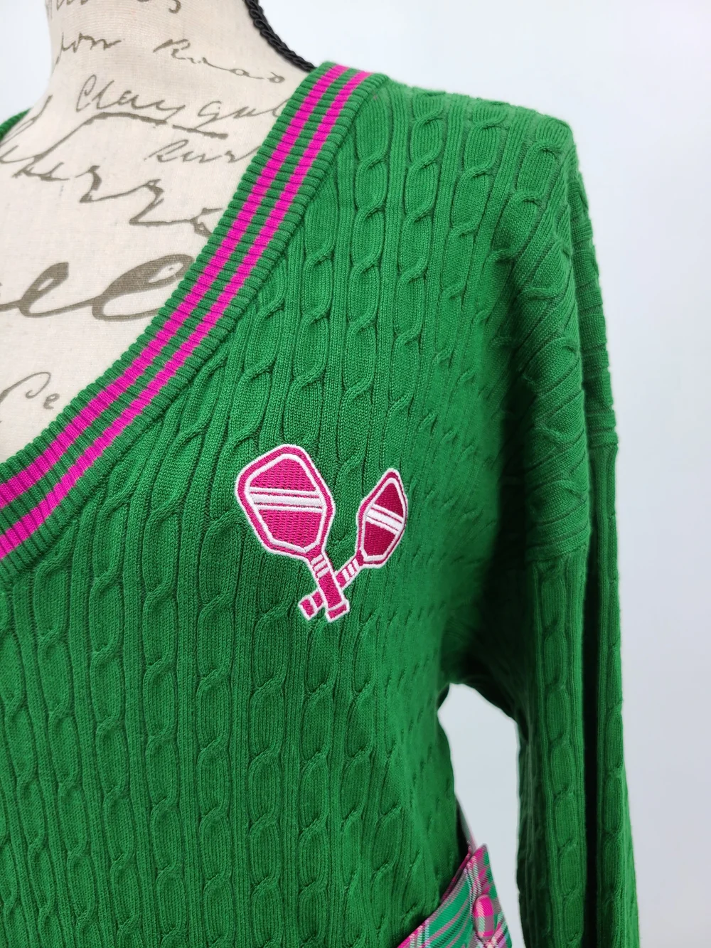 Unique Vintage's Smak Parlour Pickleball Skirt Set Size Medium